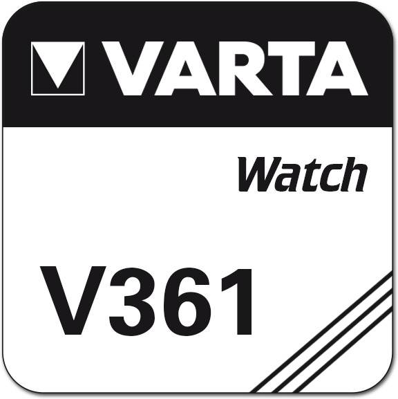 VARTA Pile montre SR58/V361 - 1,55V oxyde d'argent VARTA