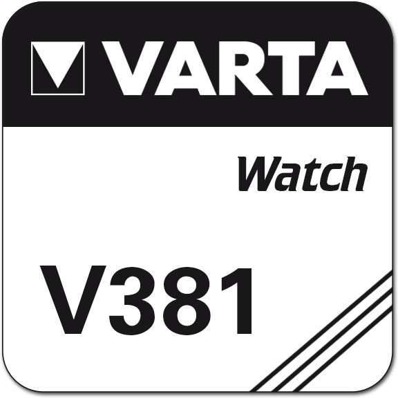 VARTA Pile montre SR55/V381 - 1,55V oxyde d'argent VARTA