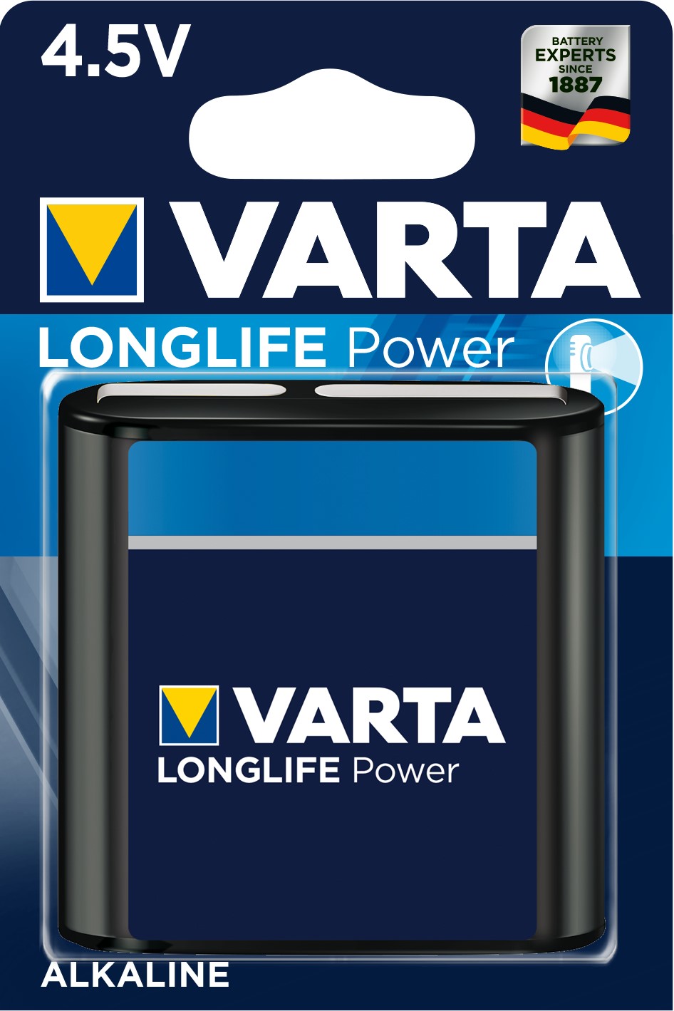VARTA LONGLIFE POWER Pile alcaline 4,5V/3LR12 x1 VARTA