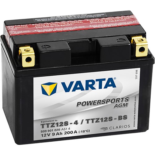 Varta Funstart AGM YTZ12S-BS 9 Ah 200 CCA VARTA