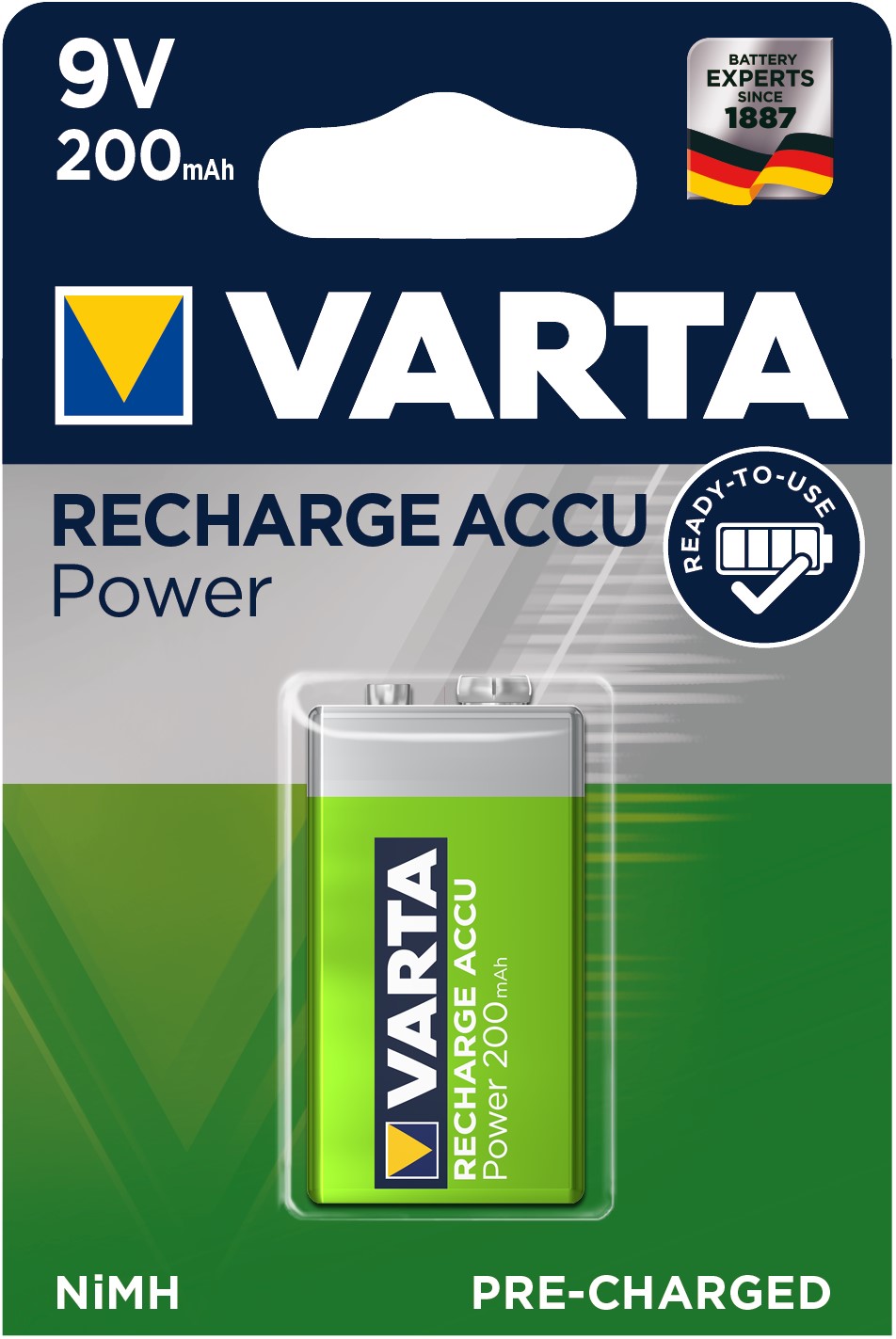 VARTA ACCU 9V/6F22 x1 200mAh VARTA