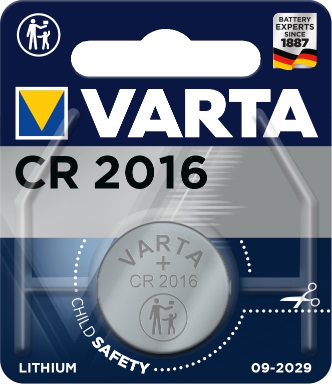 VARTA CR2016 x1 Pile lithium 3V VARTA