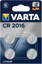 VARTA CR2016 x4 Pile lithium 3V VARTA