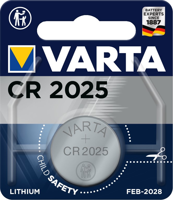 VARTA CR2025 x1 Pile lithium 3V VARTA