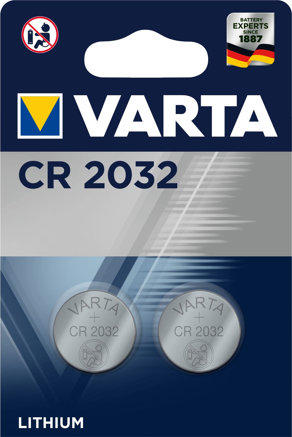 VARTA CR2032 x2 Pile lithium 3V VARTA