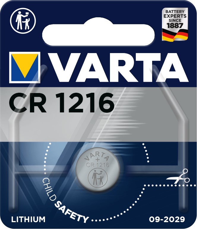 VARTA CR1216 x1 Pile lithium 3V VARTA