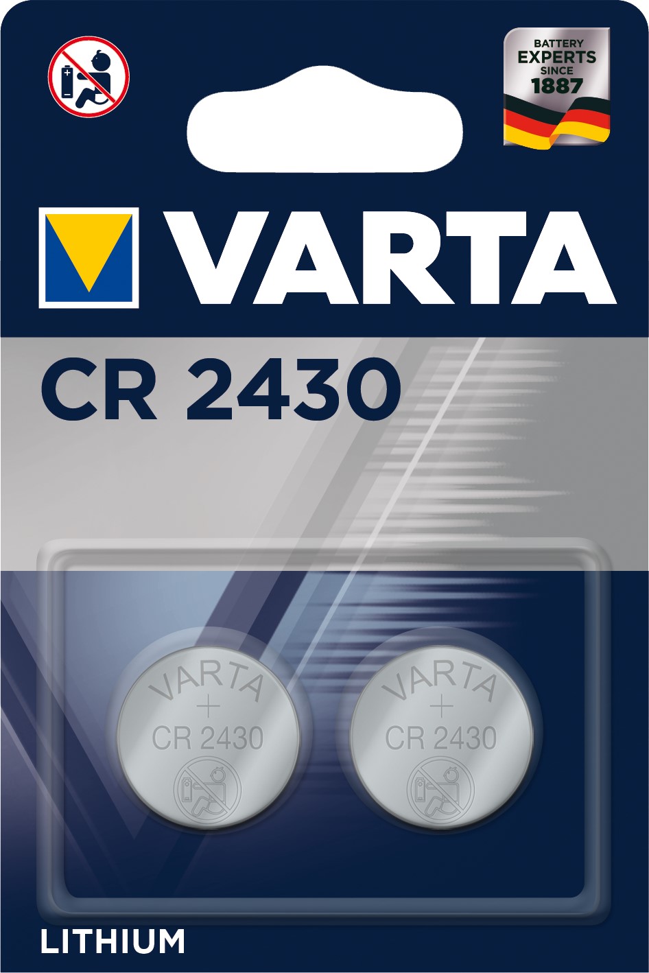 VARTA CR2430 x2 Pile lithium 3V VARTA