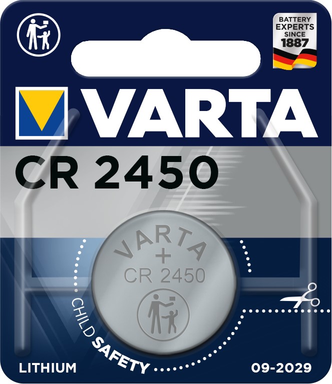 VARTA CR2450 x1 Pile lithium 3V VARTA