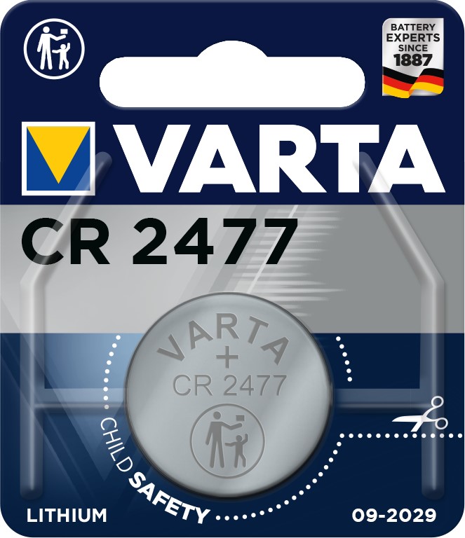 VARTA CR2477 x1 Pile lithium 3V VARTA