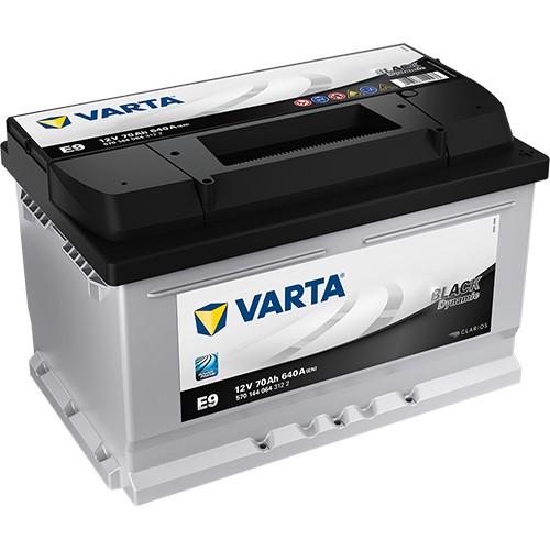 Varta - Black Dynamic E9 / 70Ah 640CCA VARTA