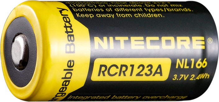 Pile NITECORE Li-ion CR123 rechargeable NITECORE