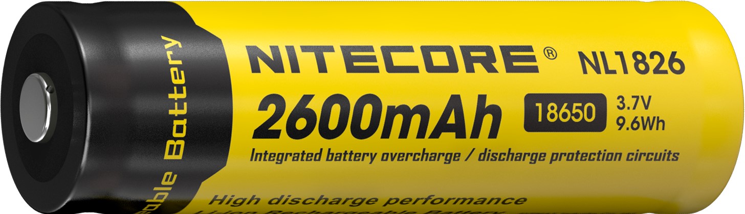 Pile NITECORE Li-ion 2600Mah NITECORE