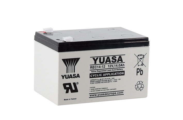 YUASA Plomb Etanche REC14-12 - applications cycliques 12V 13Ah YUASA