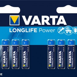VARTA LONGLIFE POWER Pile alcaline AAA/LR03 x8 VARTA