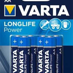 VARTA LONGLIFE POWER Pile alcaline AA/LR6 x6 VARTA