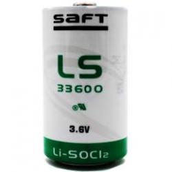 Pile lithium D LS33600 3.6V 17Ah SAFT